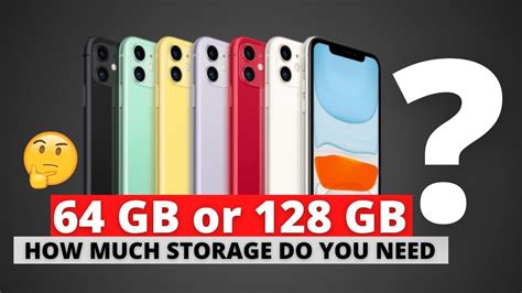 how much storage is 64gb on iphone